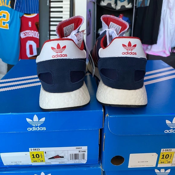 🆕 - Adidas - I5923 - Blue/Red/White - M 10/10.5 - Picture 3 of 8